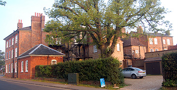 The rear of 1 to 10 Market Place May 2012